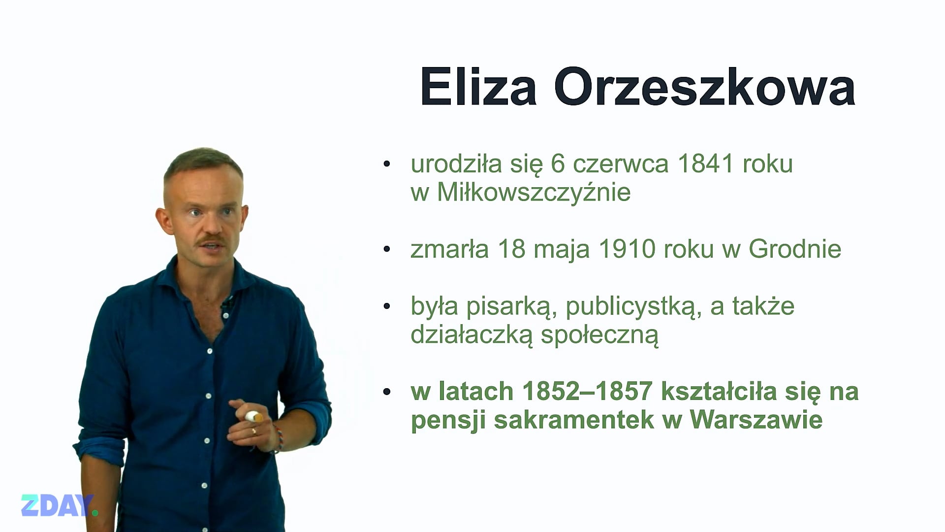 Miniaturka materiału wideo na temat: Eliza Orzeszkowa – o autorze. Kliknij, aby obejrzeć materiał.
