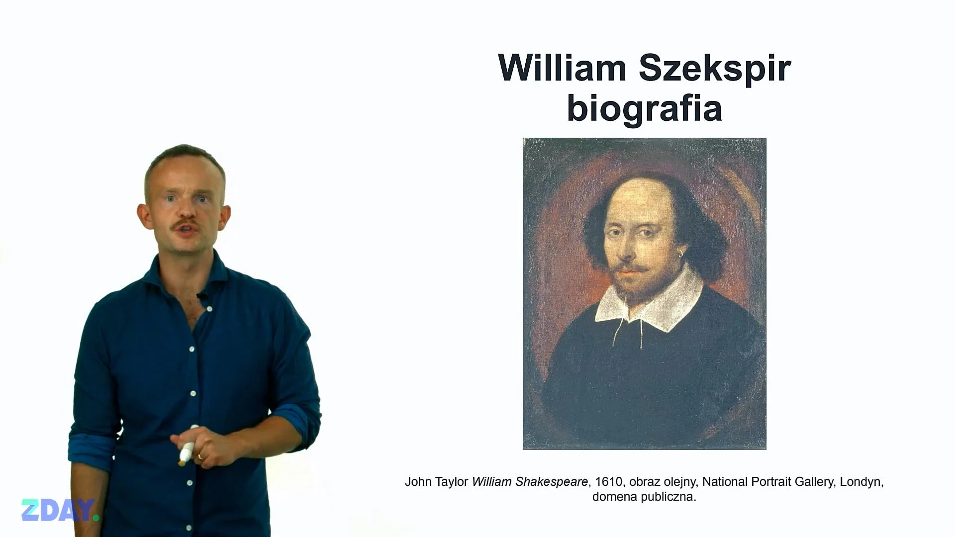 Miniaturka materiału wideo na temat: Wiliam Szekspir – o autorze. Kliknij, aby obejrzeć materiał.