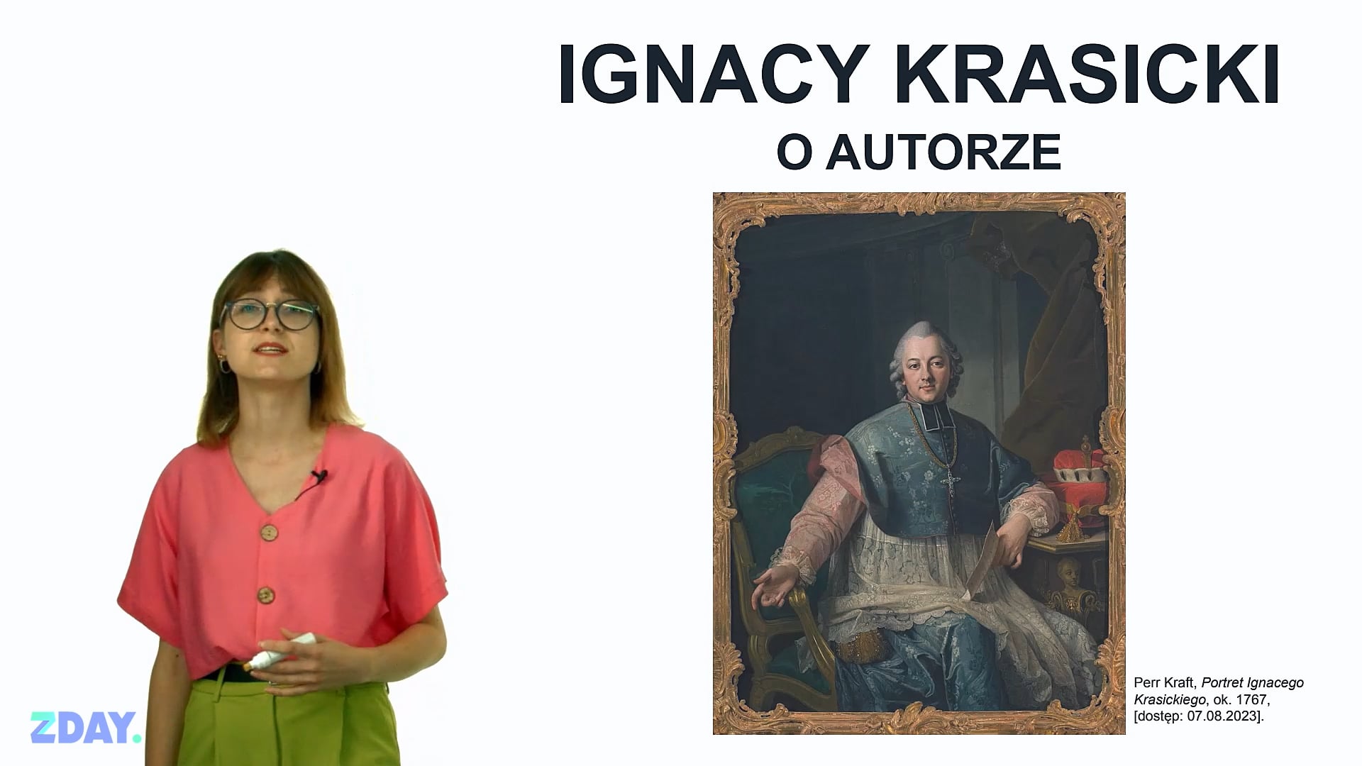 Miniaturka materiału wideo na temat: Ignacy Krasicki – o autorze. Kliknij, aby obejrzeć materiał.