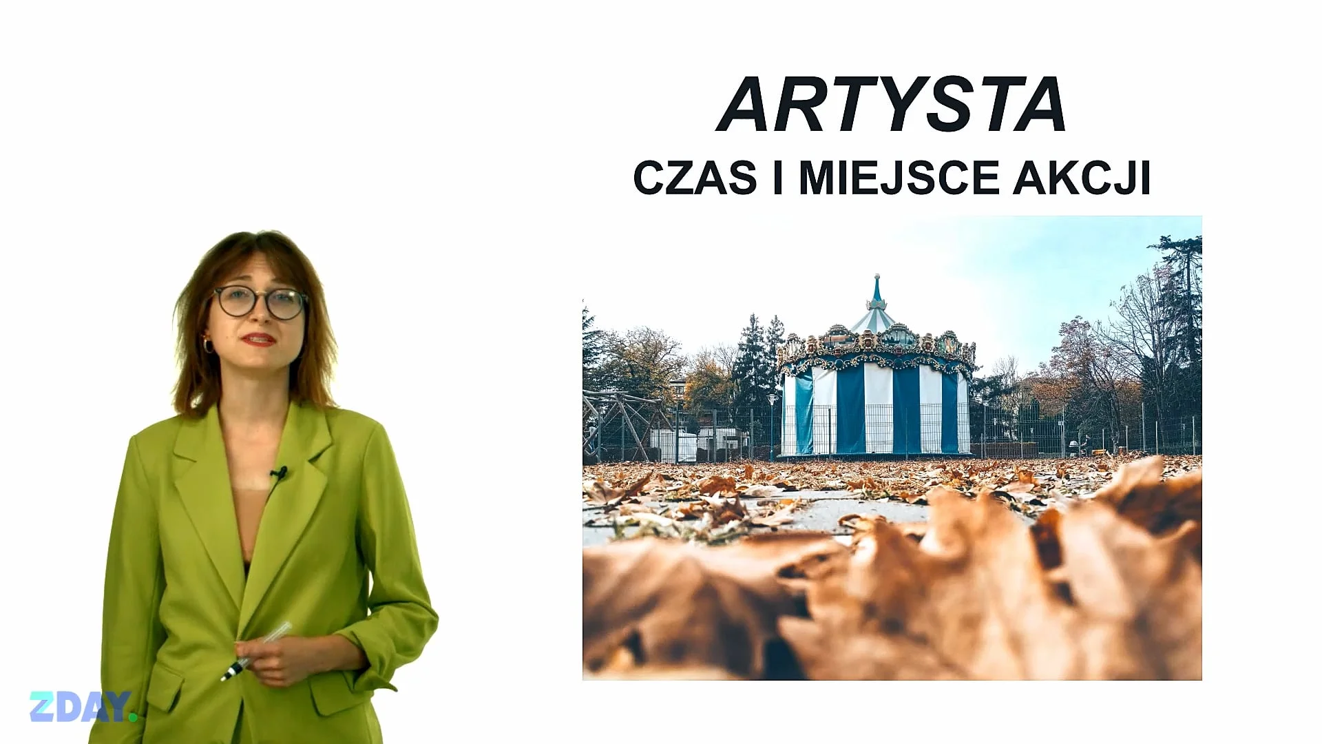 Miniaturka materiału wideo na temat: Czas i miejsce akcji. Kliknij, aby obejrzeć materiał.