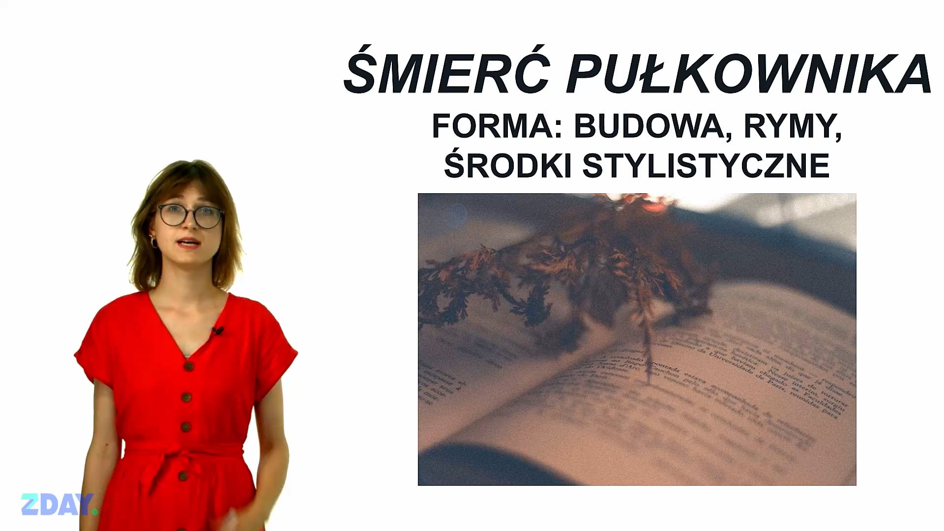 Miniaturka materiału wideo na temat: Forma – budowa, środki stylistyczne, rytmiczność. Kliknij, aby obejrzeć materiał.