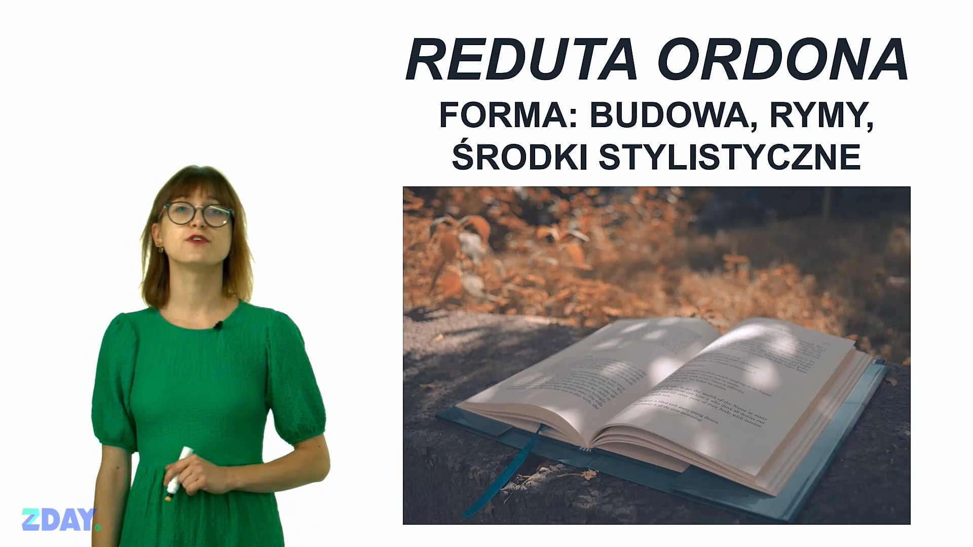 Miniaturka materiału wideo na temat: Forma – budowa, środki stylistyczne, rytmiczność. Kliknij, aby obejrzeć materiał.